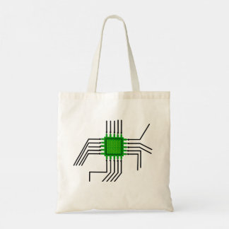 Chip circuitry tote bag