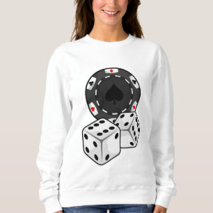 Chip & Dice for Poker Sweatshirt