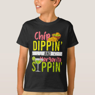 Chip Dippin And Margarita Sippin Cinco De Mayo T-Shirt
