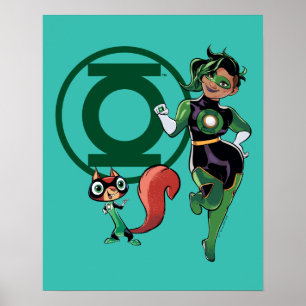Chip & Green Lantern Poster