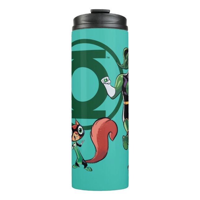 Chip & Green Lantern Thermal Tumbler (Front)