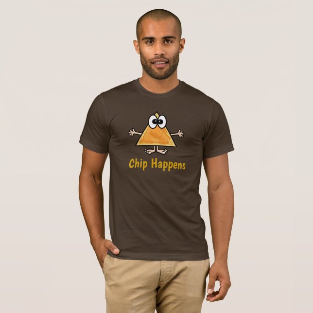Chip Happens Mexican Nacho T-shirt (Front Full)