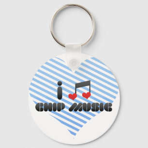 Chip Music fan Key Ring