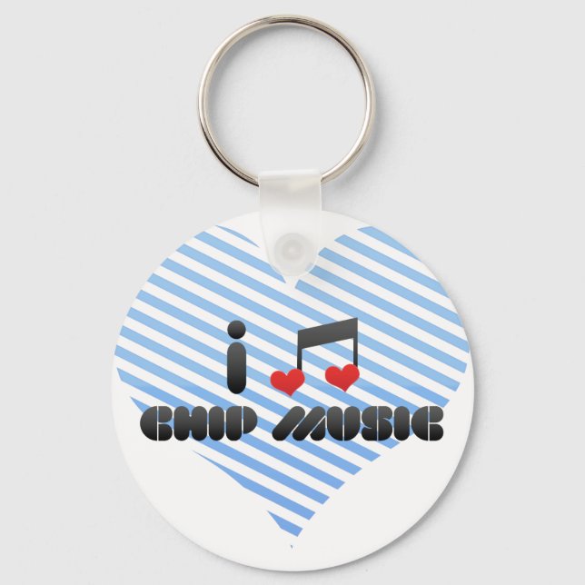 Chip Music fan Key Ring (Front)