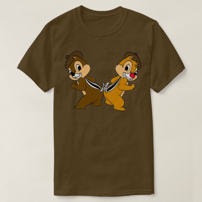 Chip n Dale Mouse  T-Shirt (Design Front)