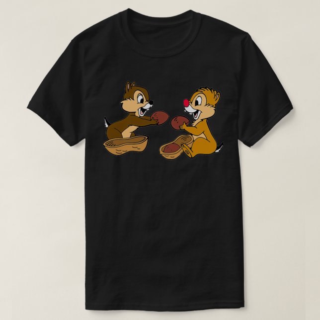 Chip n Dale peanut T-Shirt (Design Front)