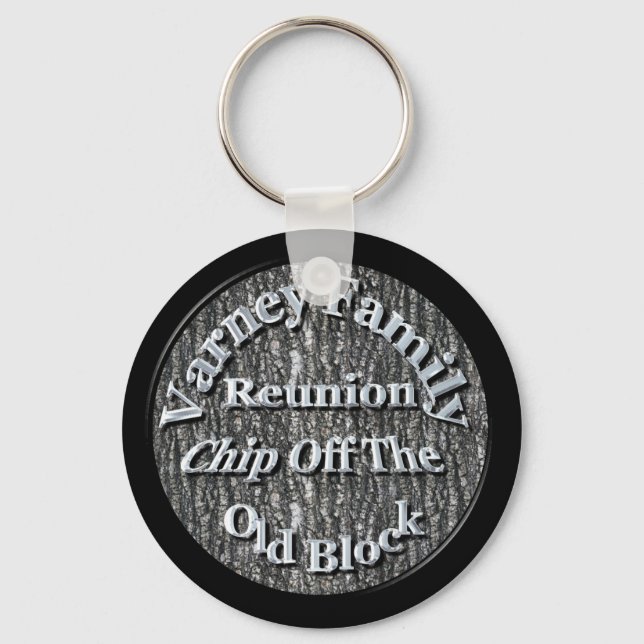 Chip Off The Block Key Ring (Front)