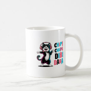 Chipi Chapa Dibi Daba Cat Dancing Cartoon Coffee Mug