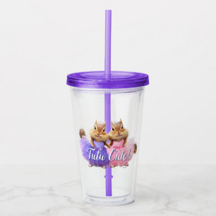 Chipmunk Ballerina Duo Acrylic Tumbler