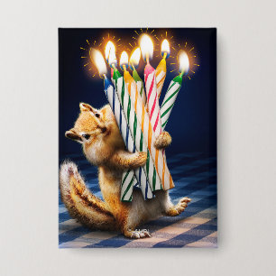 Chipmunk Birthday Candles
