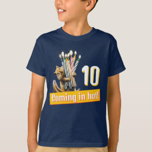 Chipmunk Birthday Candles T-Shirt
