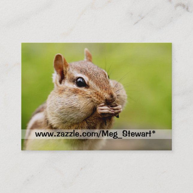 Chipmunk Business Cards (Front)
