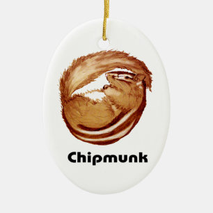 Chipmunk_Christmas Tree Ornament