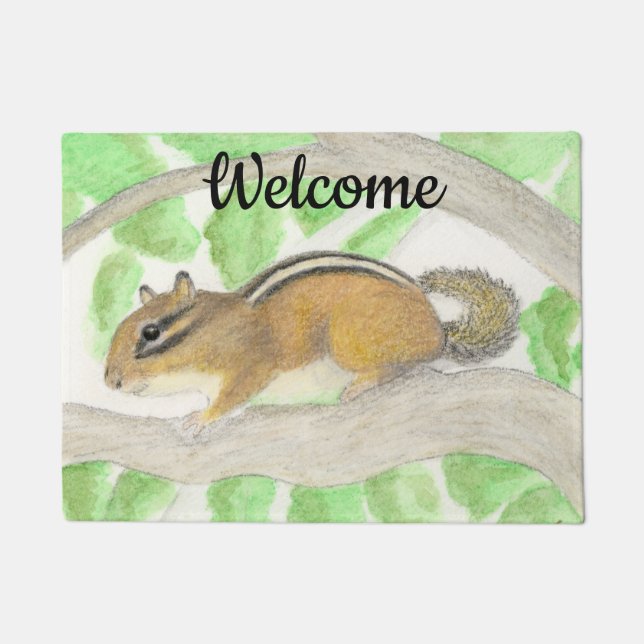 Chipmunk Doormat (Front)