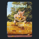 Chipmunk Eating Corn iPad Pro Cover<br><div class="desc">Thmile! | Avanti,  the Global Humour Brand™ has been entertaining the world with its Feel Good Funny greeting cards for over 40 years. Our characters live life to the fullest and celebrate the humour in everyday life.</div>