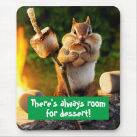 Chipmunk Eating Marshmallow