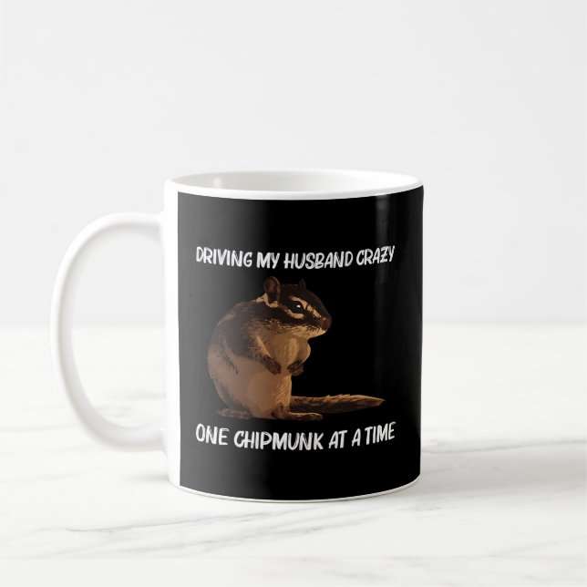 Chipmunk For Mum Squirrel Whisperer Rodent Coffee Mug (Left)