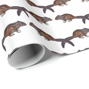 Chipmunk Frenzy Wrapping Paper