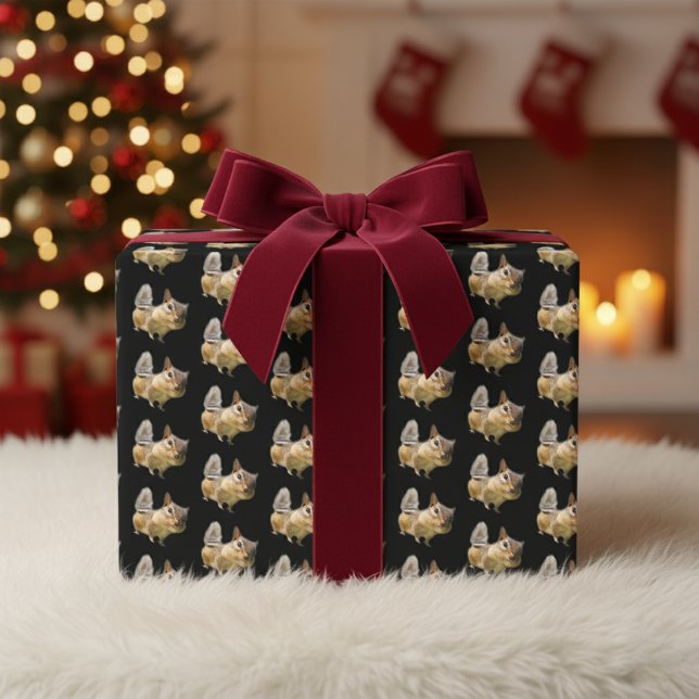 Chipmunk Gift Wrap – Unforgettable Style!  (Chipmunk Gift Wrap – Unforgettable Style!)