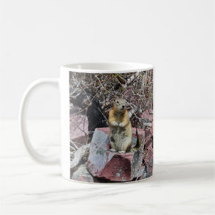 Chipmunk in Glacier National Park Coffee Mug