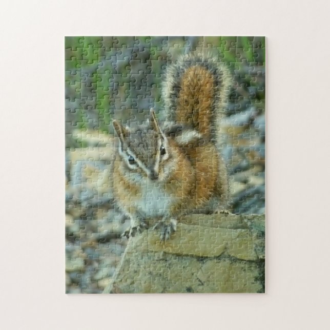 Chipmunk in Glacier National Park Jigsaw Puzzle (Vertical)