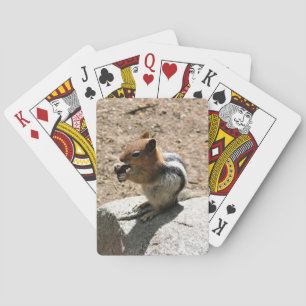 Chipmunk in Yosemite, California Playing Cards