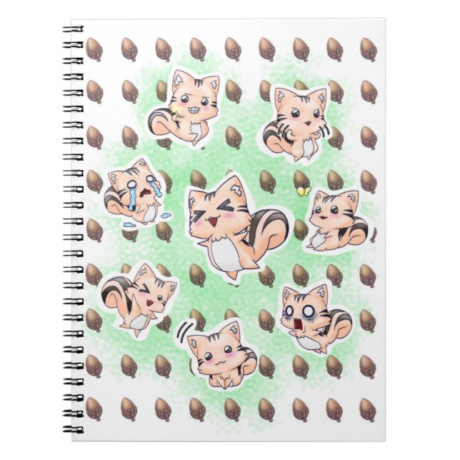 Chipmunk look notebook (Front)