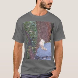 Chipmunk On A Tree Stump T-Shirt