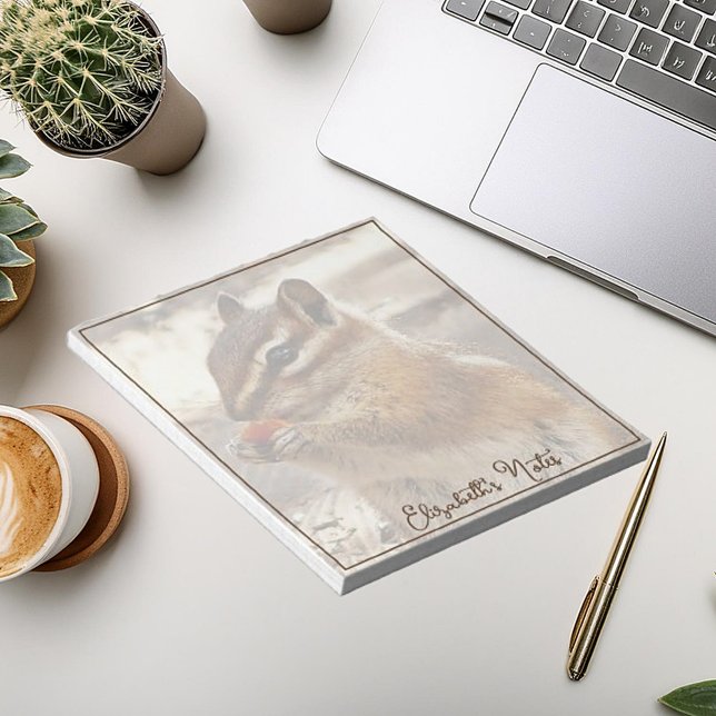 Chipmunk personalised notepad (Creator Uploaded)
