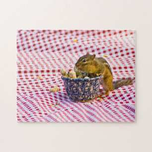 Chipmunk Picnic Jigsaw Puzzle