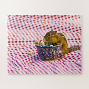 Chipmunk Picnic Jigsaw Puzzle