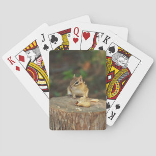 Chipmunk Playing Cards