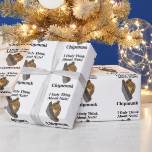 Chipmunk Rodent Funny Wrapping Paper