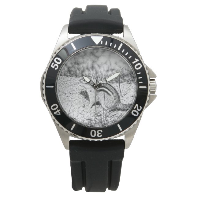 Chipmunk Sketch Watch (Front)