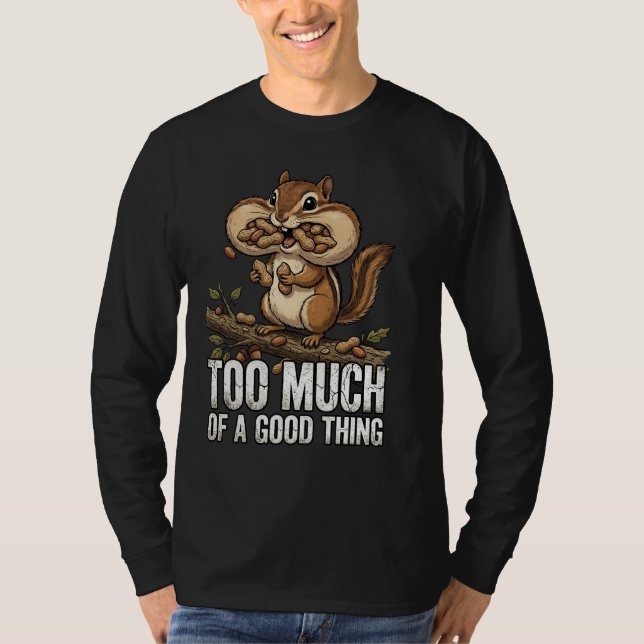 Chipmunk Snack Attack T-Shirt (Front)