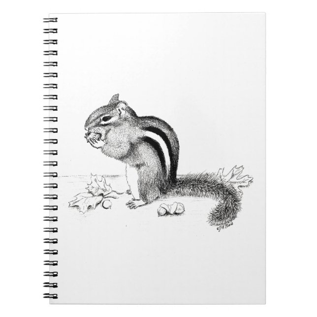 Chipmunk Spiral Notebook (Front)