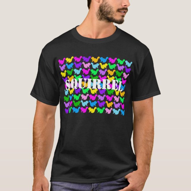 Chipmunk , squirrel , illustration (Colorful) T-Shirt (Front)