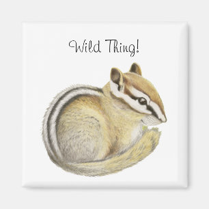 Chipmunk T-Shirt Magnet