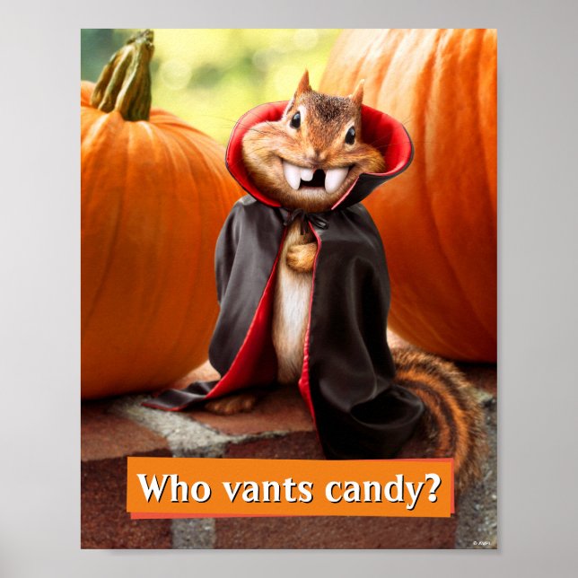 Chipmunk Vampire Poster (Front)