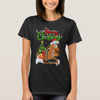 Chipmunk   Xmas Decorations Santa Chipmunk Christm T-Shirt