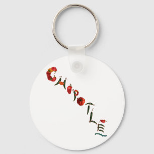 Chipotle Chilli Peppers Key Ring