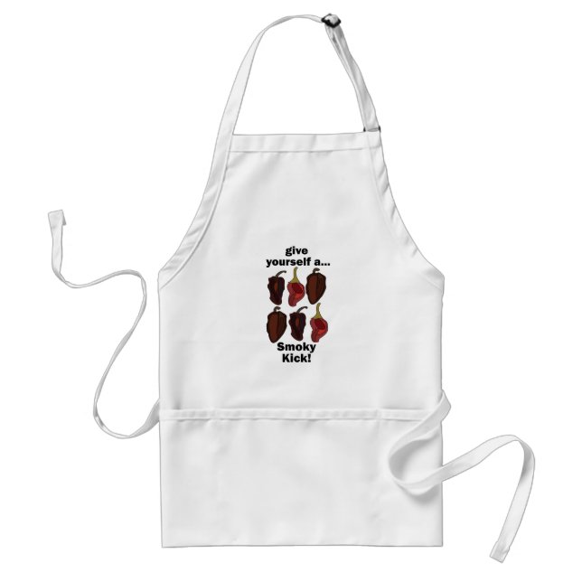 Chipotle Give Yourself a Smoky Kick Funny Chipotle Standard Apron (Front)