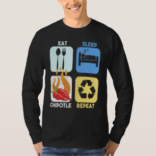 Chipotle Peppers Sauce Chilli Salsa Powder Queso F T-Shirt