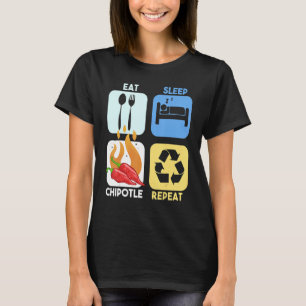 Chipotle Peppers Sauce Chilli Salsa Powder Queso F T-Shirt