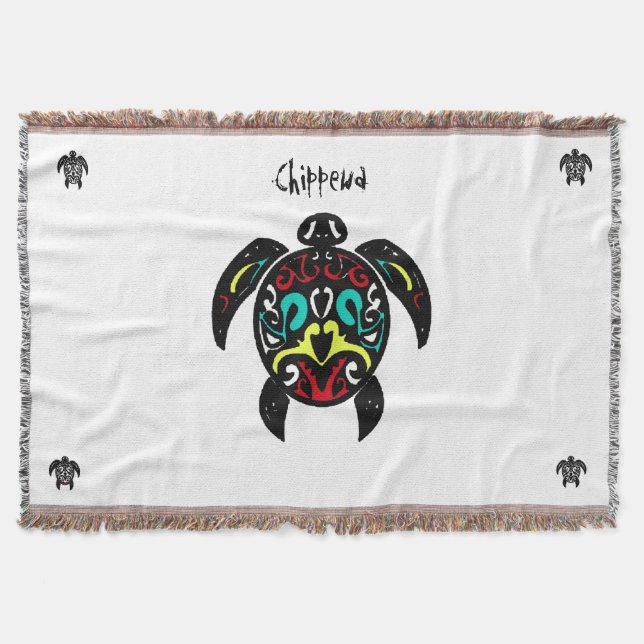 Chippewa 1 Throw Blanket (Front)