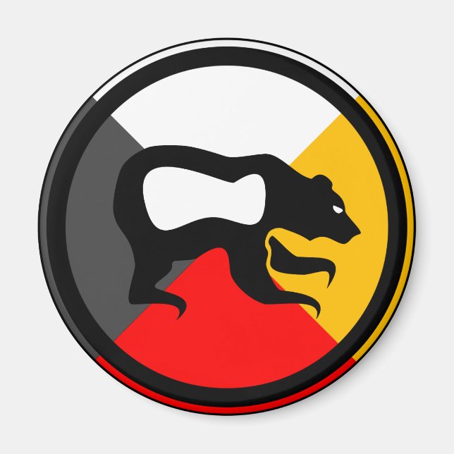 Chippewa Dodem Makwa Magnet (Front)