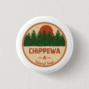Chippewa National Forest 3 Cm Round Badge
