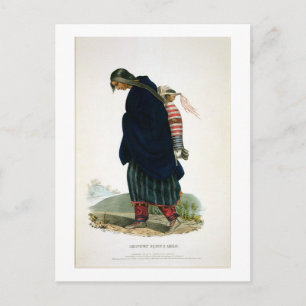 Chippeway Squaw and Child, pub. by F.O.W. Greenoug Postcard