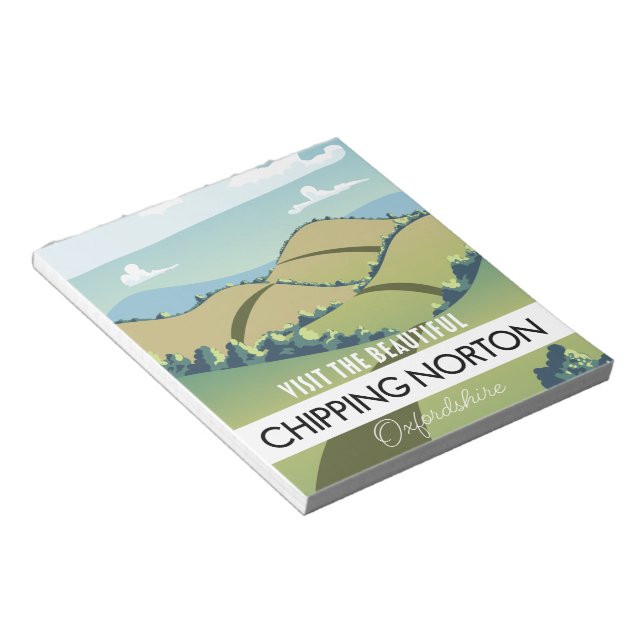 Chipping Norton Oxfordshire Notepad (Angled)