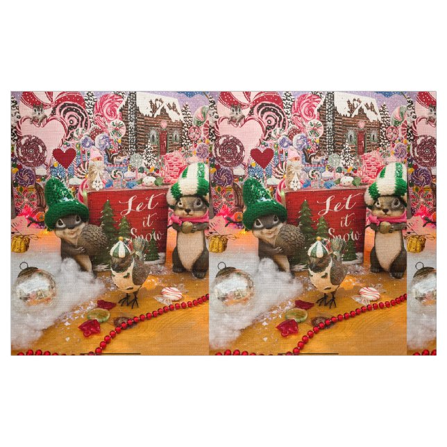 Chippy Christmas Fun! Fabric (Fat Quarter)